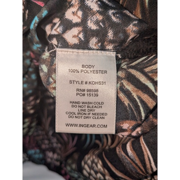 Ingear Fashions Mens Pineapple Print Button Down Shirt Black KOHS31 Large - Picture 7 of 8